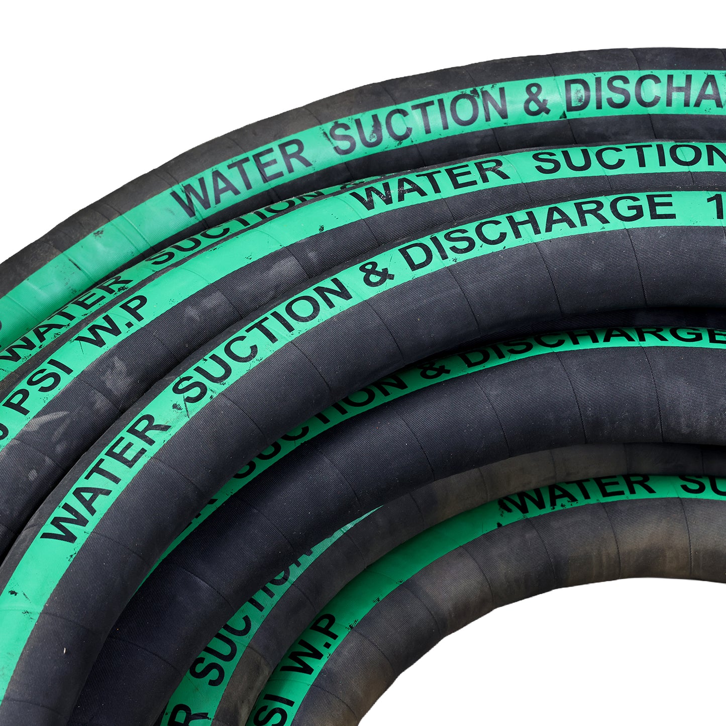 2 IN WATER SUCTION DISCHARGE 150 PSI BLACK