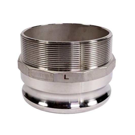 4" SS316 CAMLOCK TYPE F