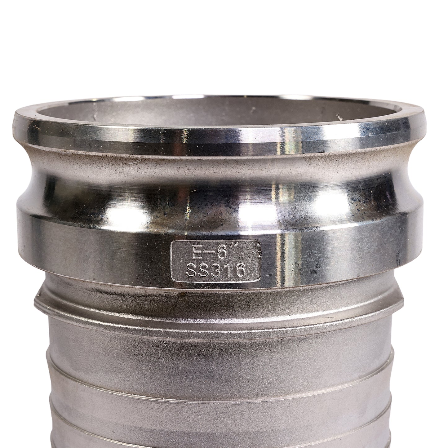 6" SS316 CAMLOCK TYPE E
