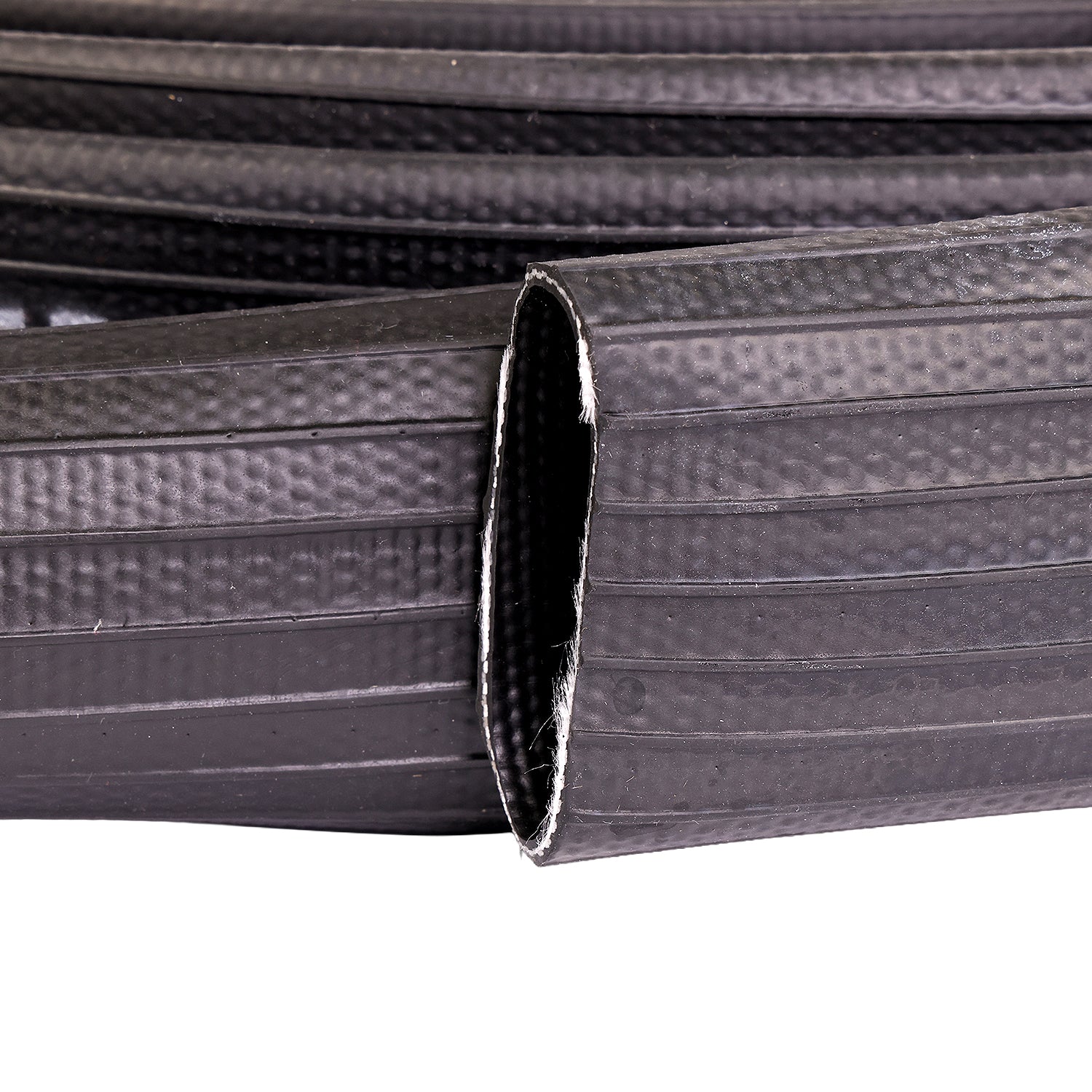 1 1/2” X 100’ BLACK NITRILE/PVC RUBBER COVERED HOSE 200 PSI