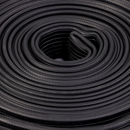 1 1/2” X 50’ BLACK NITRILE/PVC RUBBER COVERED HOSE WITH ALU. COUPLING NST 200PSI