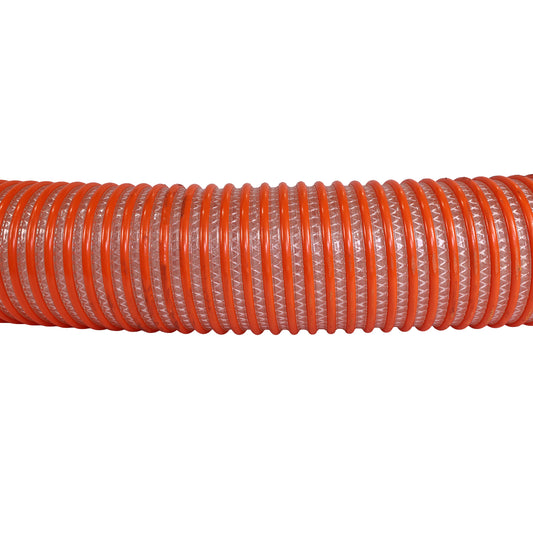 3" X 100' ORANGE HELIX PVC SUCTION HOSE