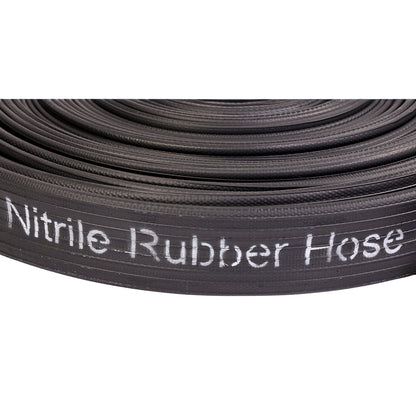 3” X 100FT BLACK NITRILE/PVC RUBBER COVERED HOSE 200 PSI