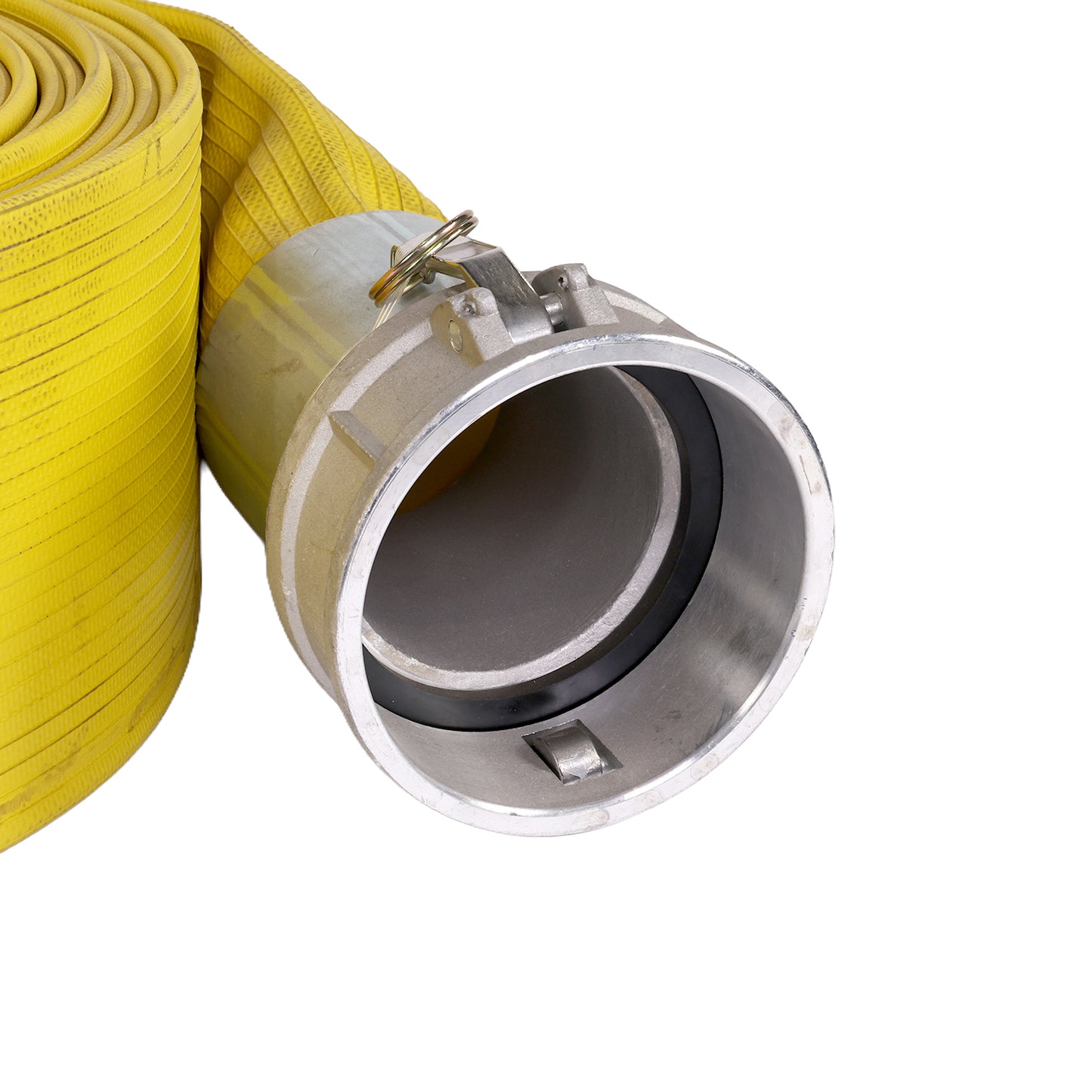 4" X 100FT YELLOW NITRILE/PVC RUBBER COVERED HOSE 200 PSI