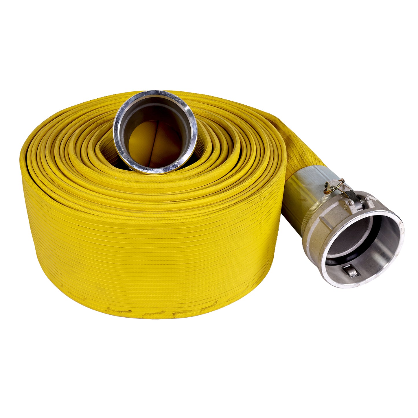 4" X 100FT YELLOW NITRILE/PVC RUBBER COVERED HOSE 200 PSI