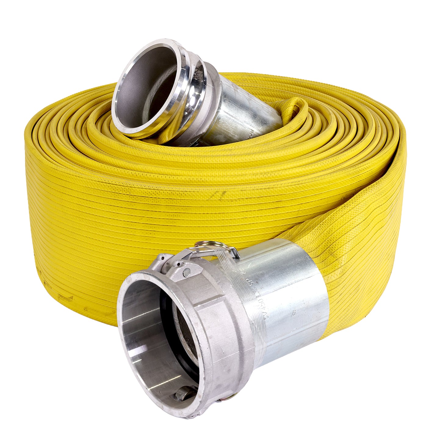 4" X 100FT YELLOW NITRILE/PVC RUBBER COVERED HOSE 200 PSI