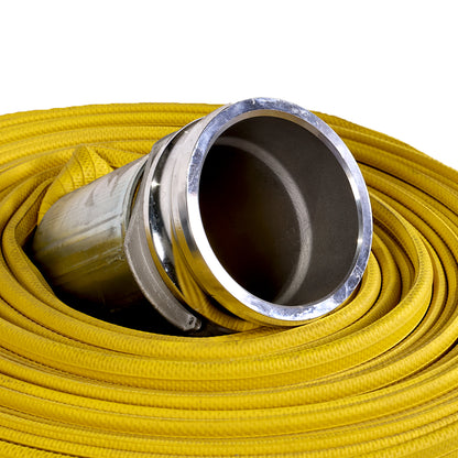 6" X 100FT YELLOW NITRILE/PVC RUBBER COVERED HOSE 200 PSI