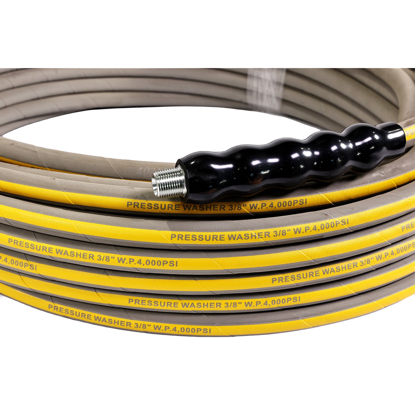 3/8'' X 50FT GREY WRAPPED PRESSURE WASHER HOSE 1SN