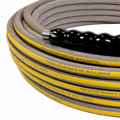 3/8'' X 50FT GREY WRAPPED PRESSURE WASHER HOSE 1SN