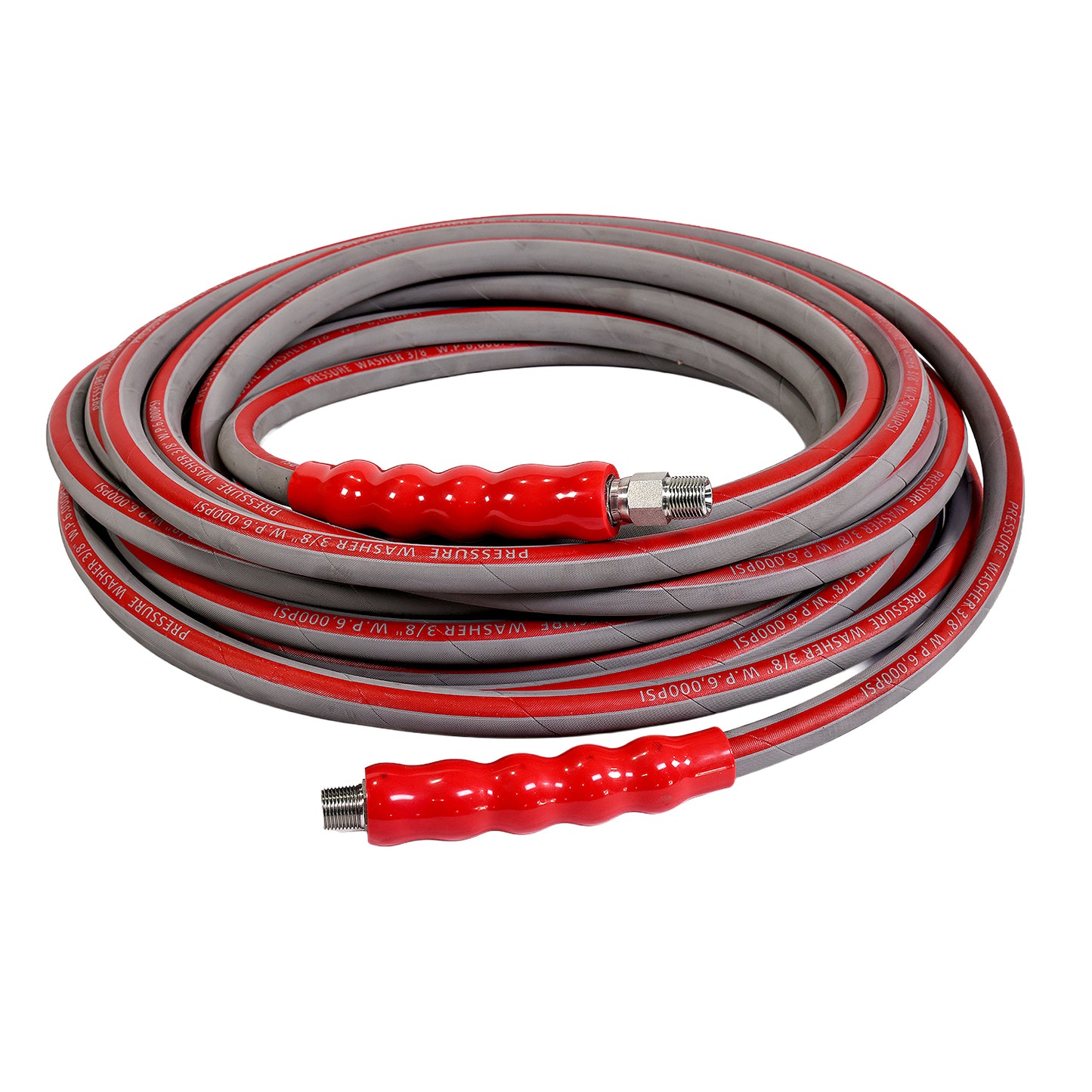 "3/8'' X 50FT GREY WRAPPED PRESSURE WASHER HOSE 1SN