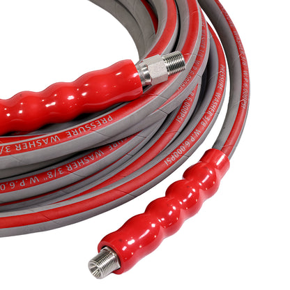 "3/8'' X 50FT GREY WRAPPED PRESSURE WASHER HOSE 1SN