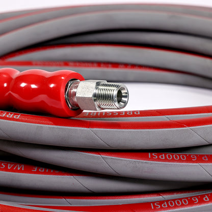 "3/8'' X 50FT GREY WRAPPED PRESSURE WASHER HOSE 1SN